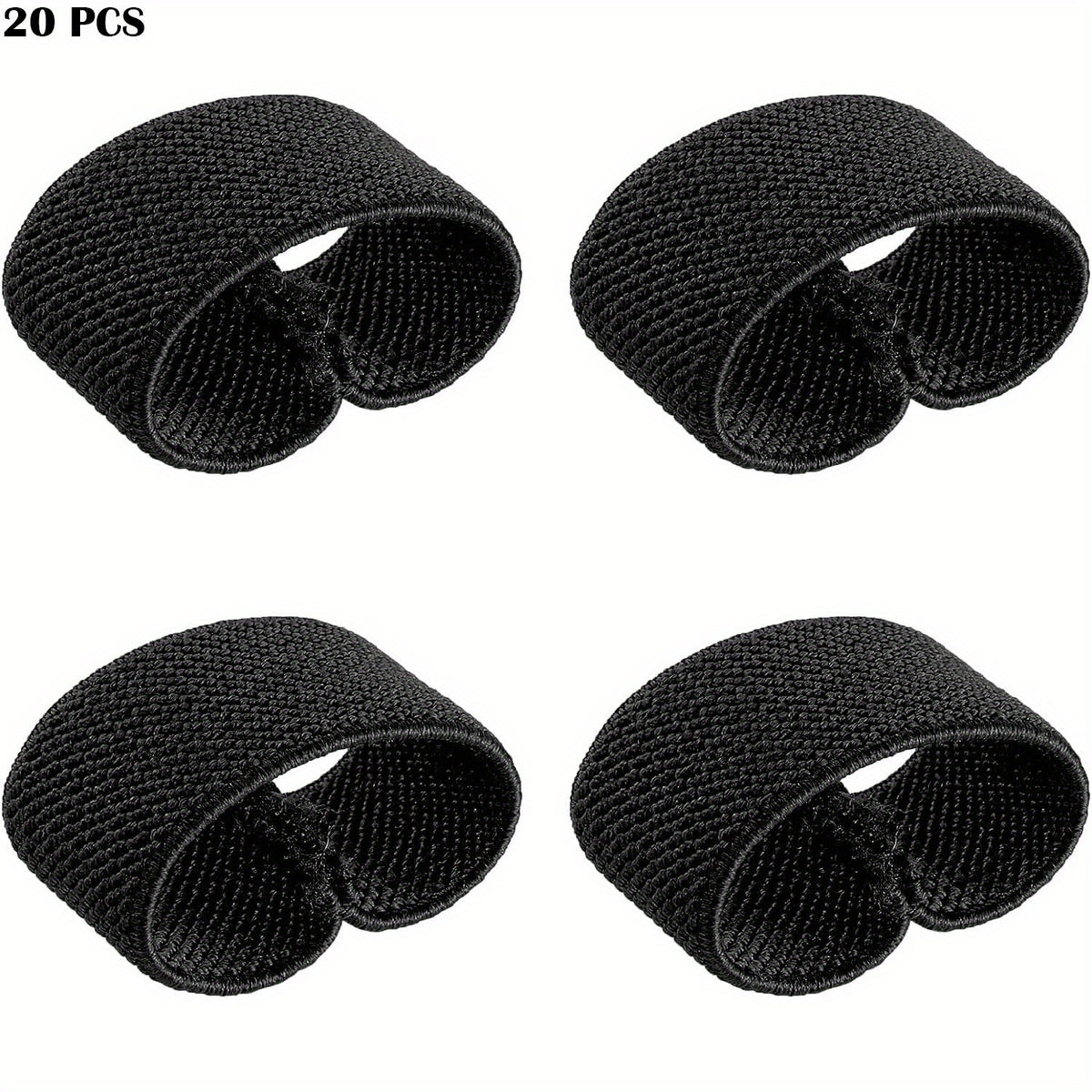 20pcs Belt Keepers Tactical Elastic Belt Loop Backpack Harness Strap Sling