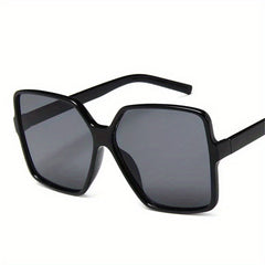 Large Square Sunglasses Jelly Frame Gradient Glasses UV400