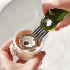 U-shaped Cup Cleaning Brush Rotates to Clean, Groove Cleaning Brush