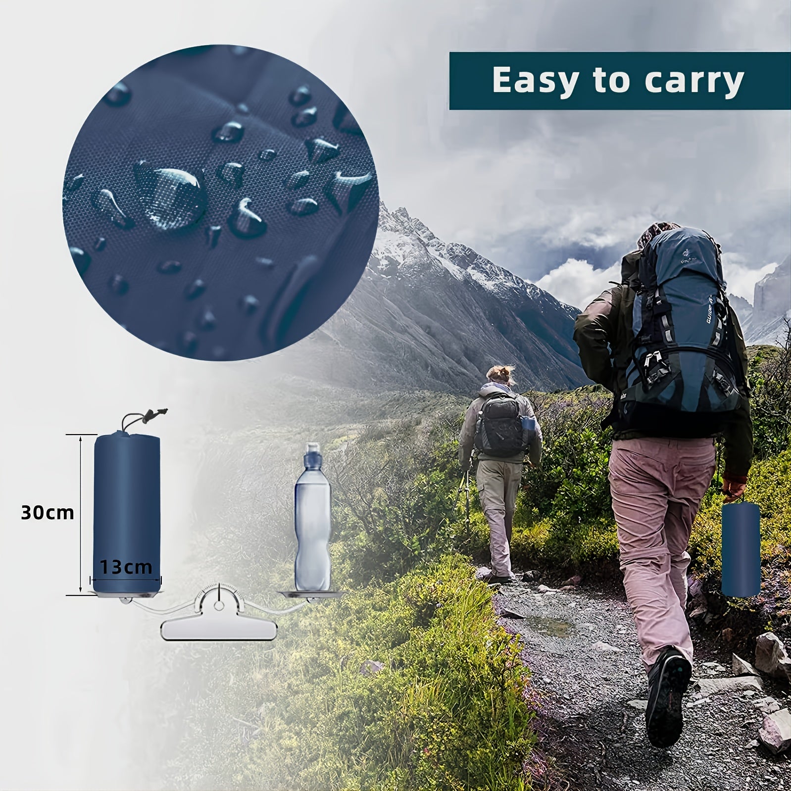 Ultralight TPU Camping Sleeping Pad with Air Pump & Pillow
