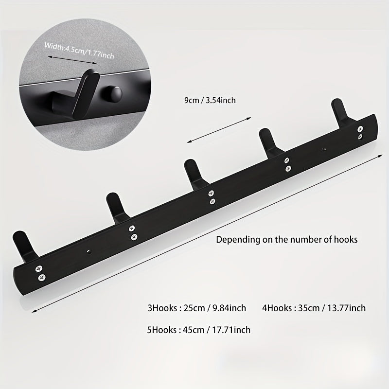 Durable Wall Mounted Hooks Towel Hanger Wall Hook Coat Clothes Hat Hanger Rack