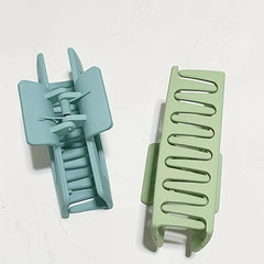 2pcs Matte Hair Claw Clips Strong Hold Grip Hair Jaw Clip