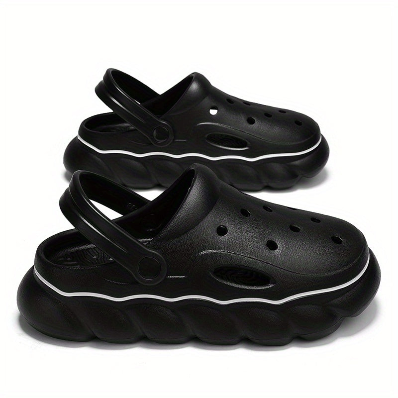 Women's Platform Clogs Hollow Out Adjustable Strap Sandals