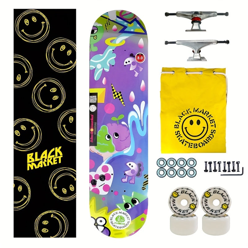 Funnow Professional Skateboard Set for Street Park