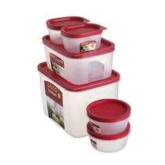 6pcs Plastic Fresh-keeping Food Bento Box