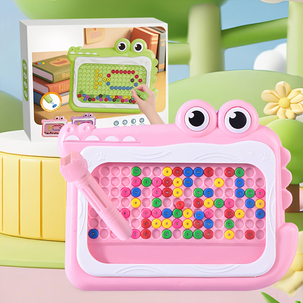 Kids' Crocodile Magnetic Drawing Board Puzzle Chessboard