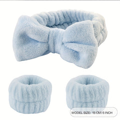 3Pcs Wrist Spa Washband Make Up Towel Band Wristband Scrunchies