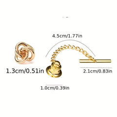 Tie Clips Shirt Clothes Collar Buckle Metal Pin Fixed Buckle Suit Brooch