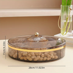 Golden Candy Server Snack Storage Box For Wedding Party