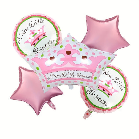 5pcs Newborn Party Set Birthday Balloon Gender Reveal Balloon
