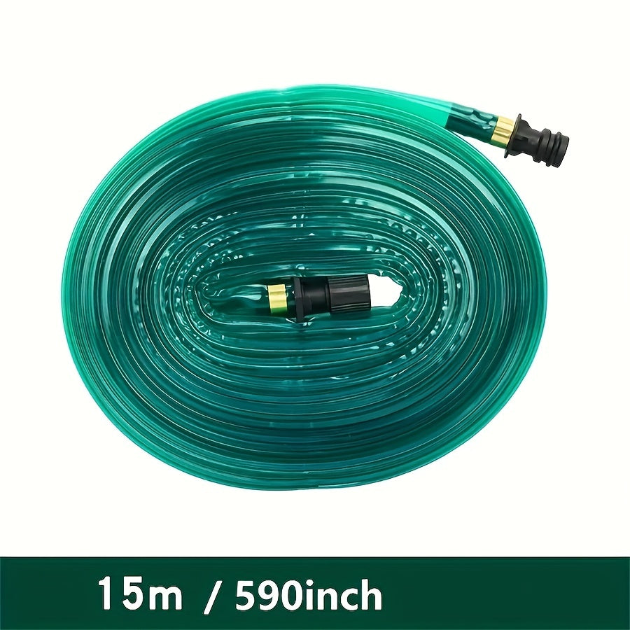 Flat Soaker Hose Garden Lawn Sprinkler Drip Irrigation Tubing