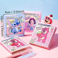 Retro Style Notebook Cover Anime Theme for Home & Office, Gift