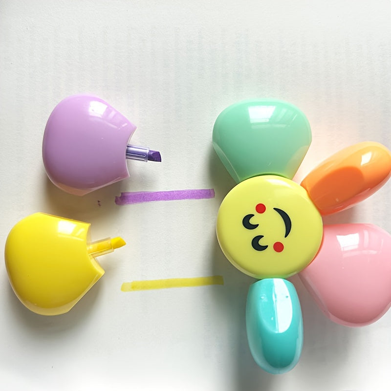 6 Marker Pens Set - Ideal for School Supplies, Sketching & Painting