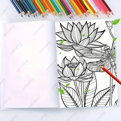 Mindfulness Adult Coloring Book - 22 Unique Designs - Great Valentines Gift