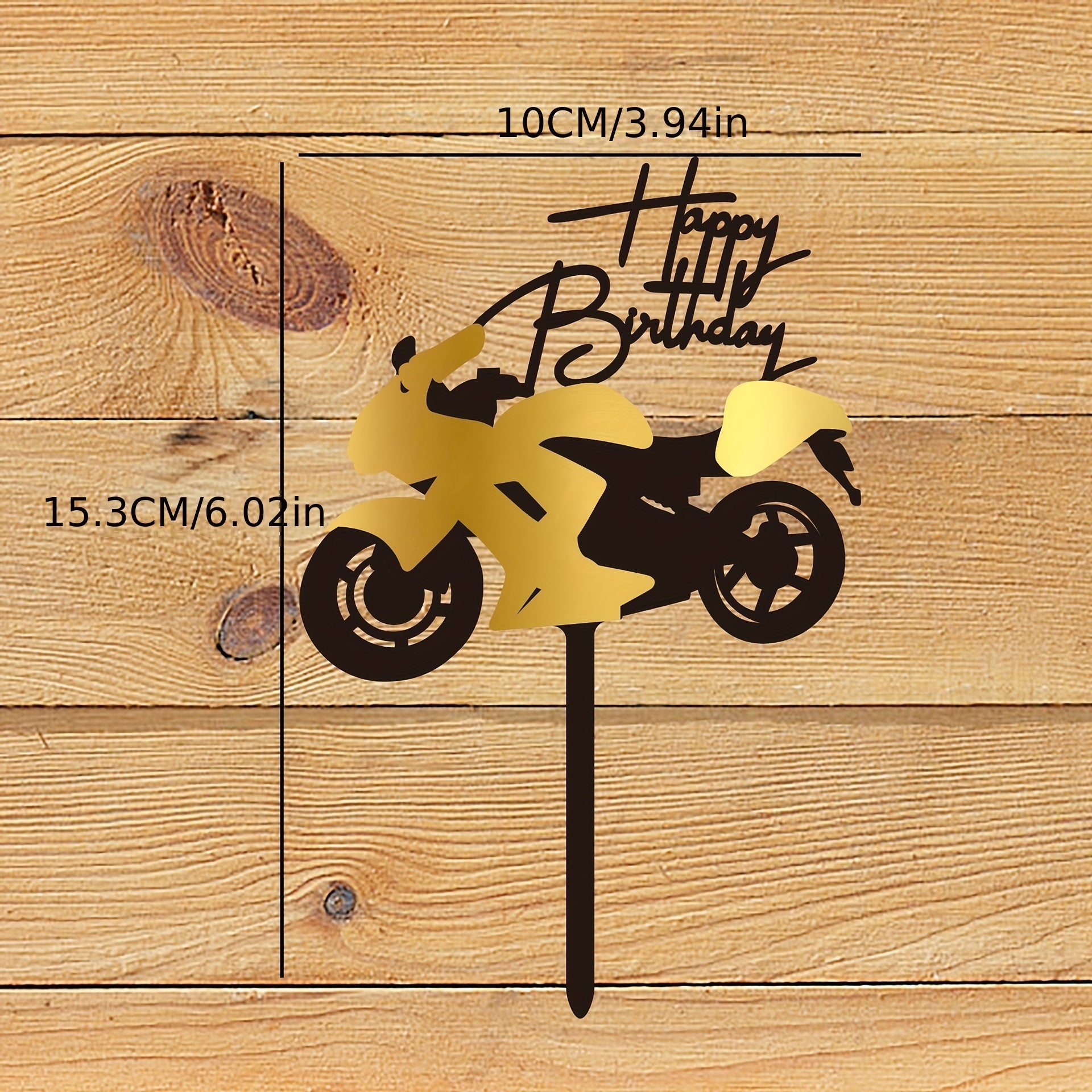 Motorcycle and Car Cake Toppers DIY Decor