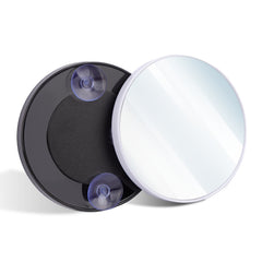 Portable 10X Magnifying Shower Mirror with Suction Cups