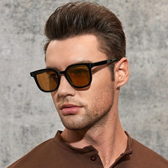 Vintage Round Frame Men's Sunglasses