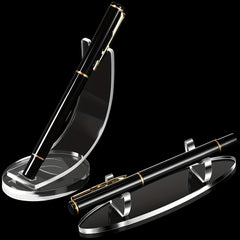 Acrylic Pen Holder Desktop Pen Rack Transparent