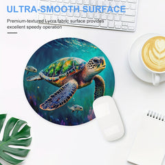 Sea Turtle Gaming Mouse Pad for Women and Girls