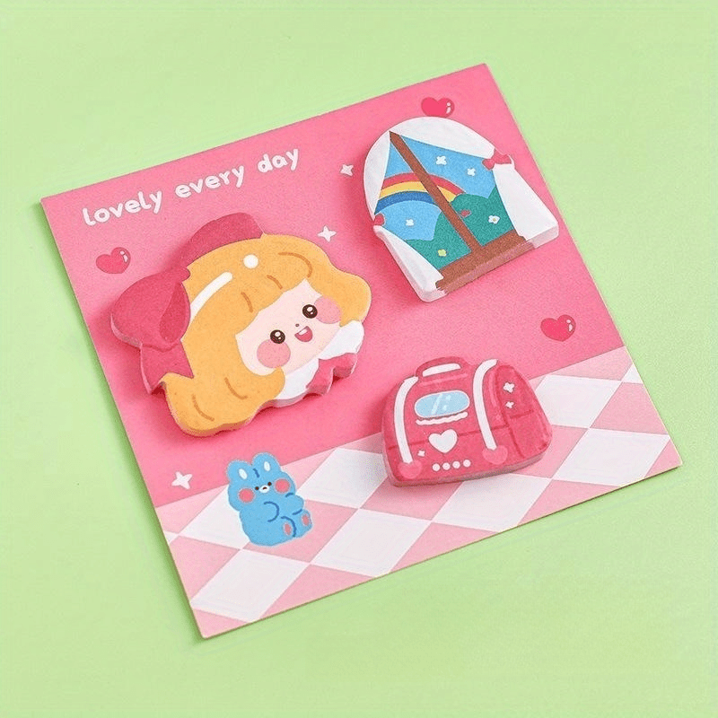 1pc Cartoon Multifunctional Convenience Stickers Handbook Decorative Stickers