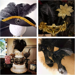 Ostrich Feather Hair Accessories for Party