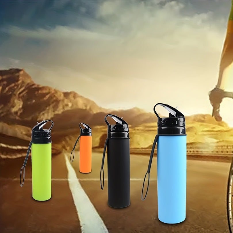 600ml Foldable Silicone Water Cup for Outdoor Sports