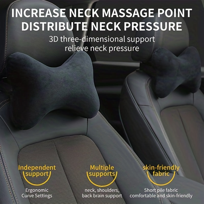 Car Headrest Pillow Memory Cotton Neck Support Pillow
