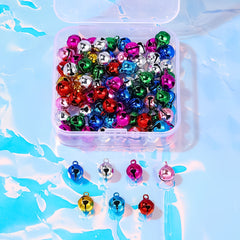 80pcs Mixed Copper Bells DIY Material Accessories