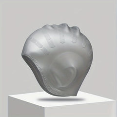 Silicone Swimming Cap with Ear Pockets for Long Hair