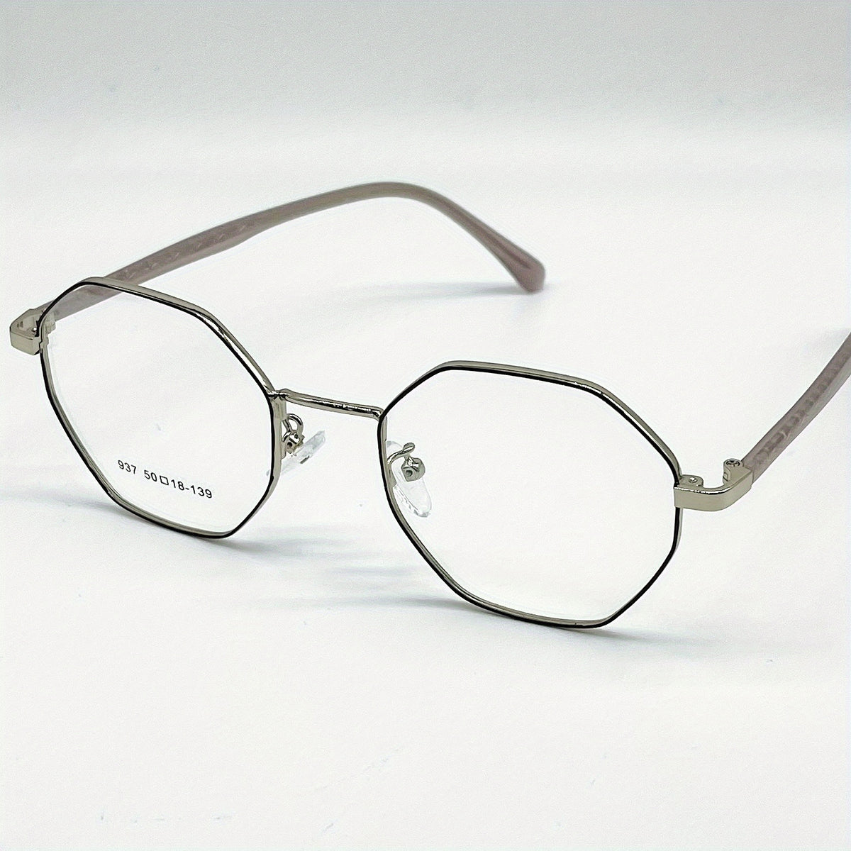 Irregular Metal Frame Glasses Anti-light for Men Student