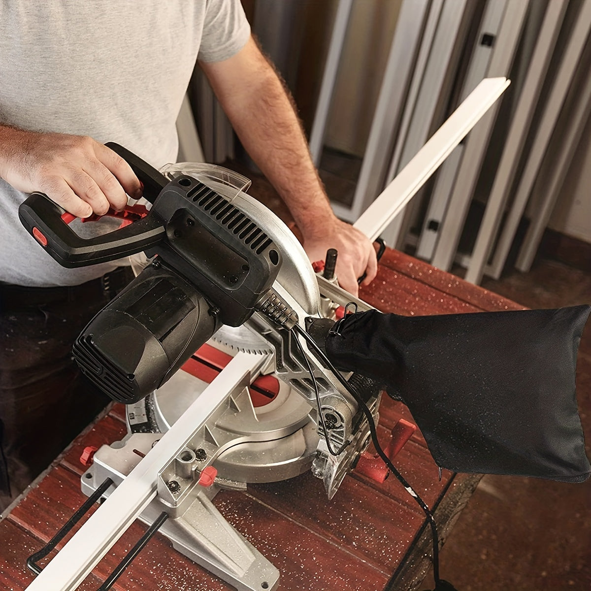 Miter Saw Dust Bag 255 Model Zipper Dust Collector Bags
