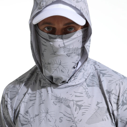 Print Men's Long Sleeve UV Protection Fishing Outwear