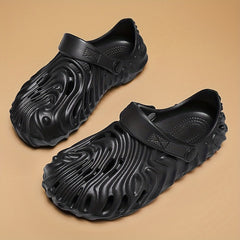 Women's Solid Clogs Hole Sandals Soft Sole Summer Non Slip Casual Sandals