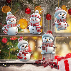 Acrylic Snowman Ornaments Christmas Tree Hanging Decor