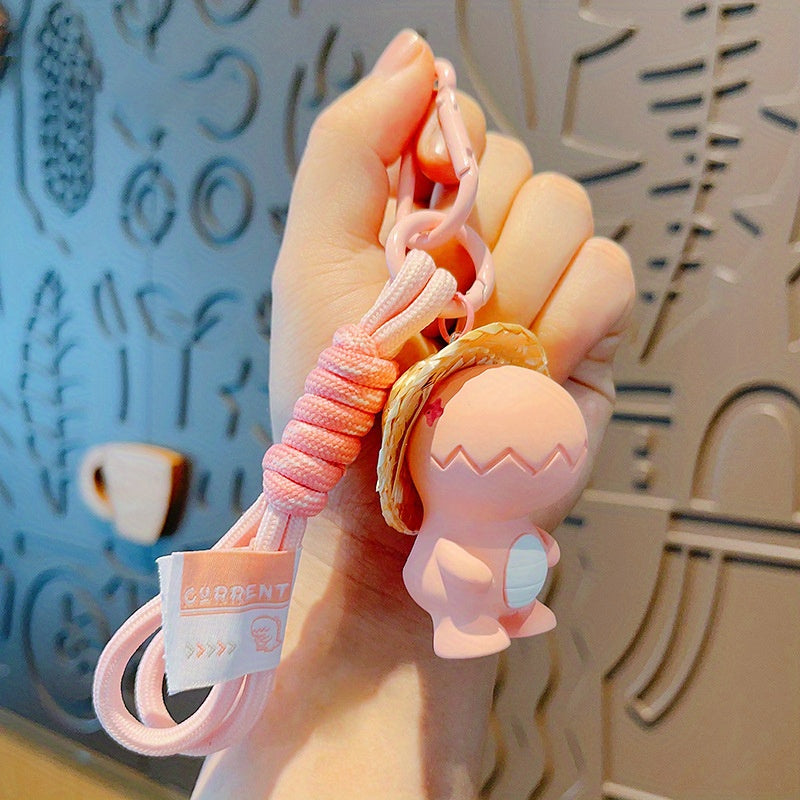 Cartoon Dinosaur Keychain Animal Pendant Accessory For Men Women Boy Girl