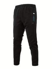 Men's Zip Up Jacket & Pants Set, Stylish 2pcs