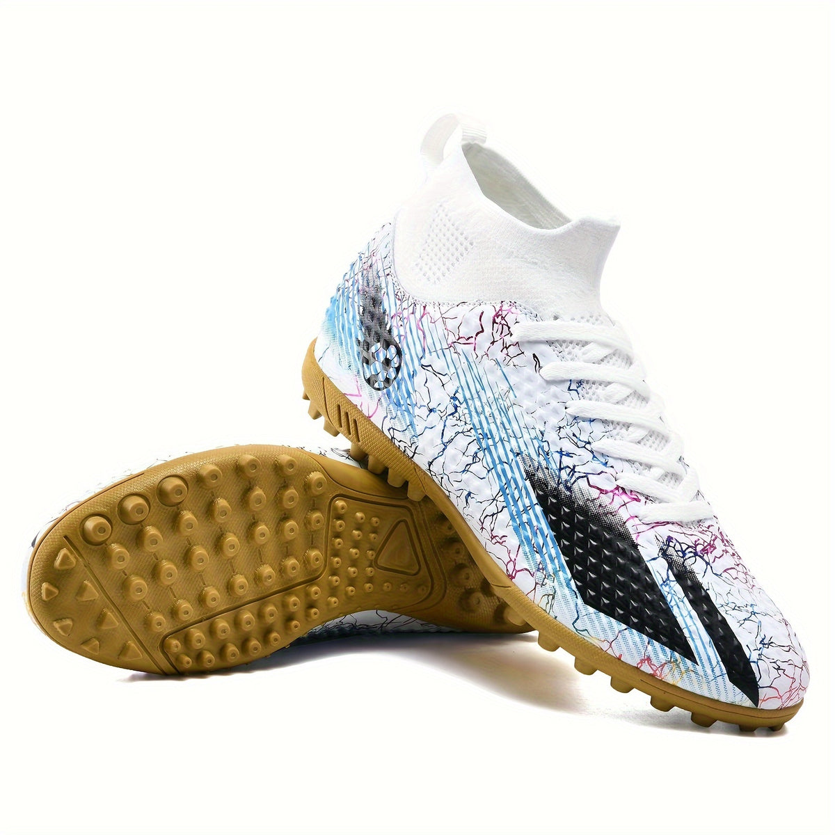 Professional High Top Soccer Cleats Shoes Competition Training Football Sneaker