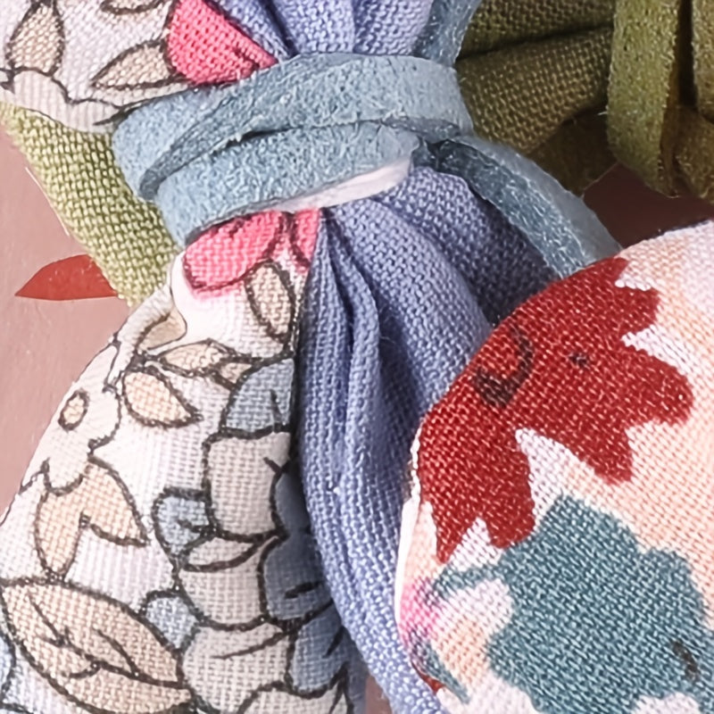 4pcs Plush Cloth Bow Hair Patches for Girls Clothing