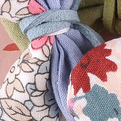 4pcs Plush Cloth Bow Hair Patches for Girls Clothing