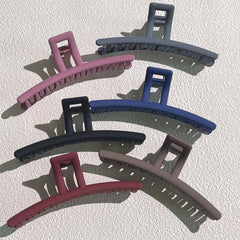 6pcs Large Frosted Hair Claw For Thick Hair Women Girls