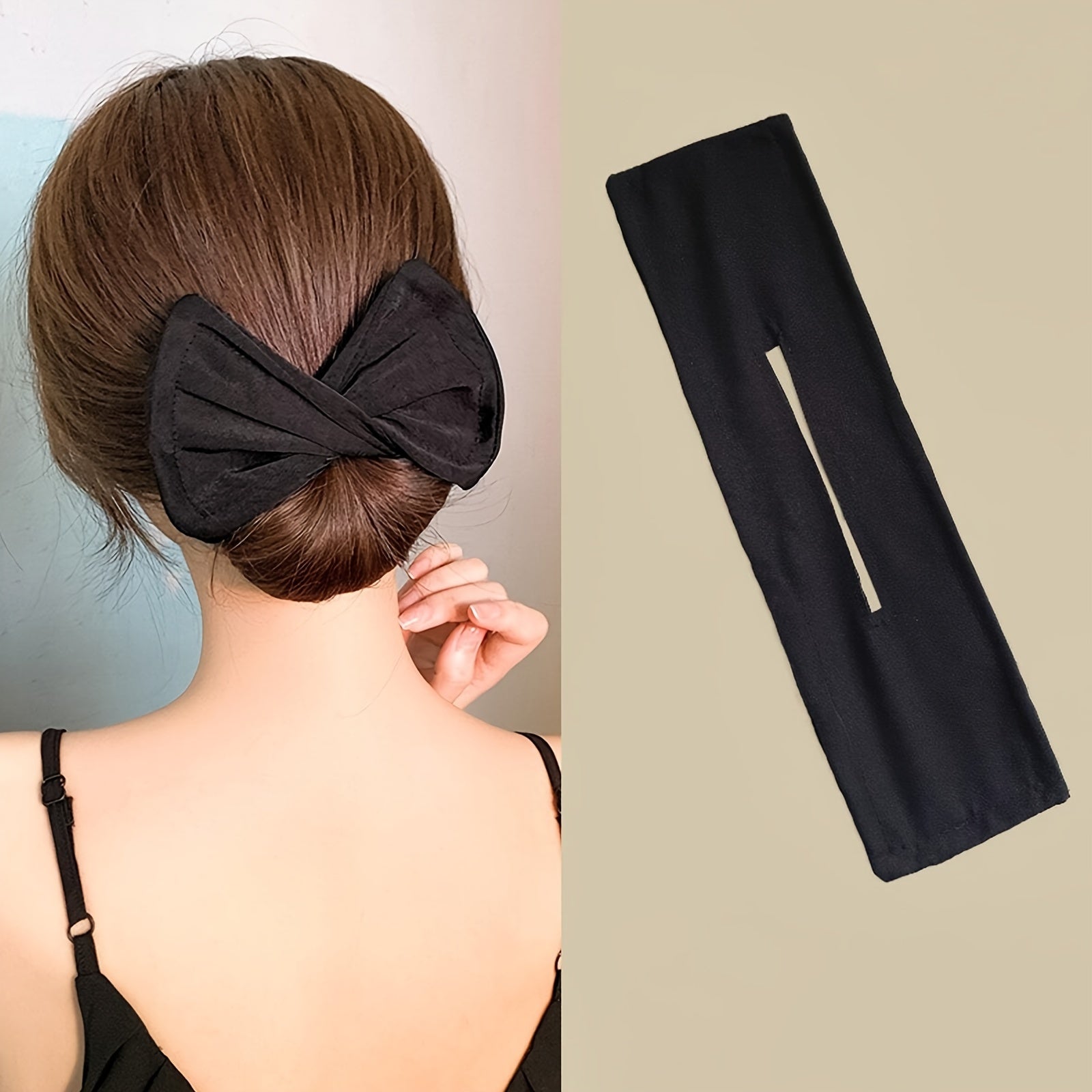 French Hairstyle Twist Hair Bun Maker Flexible Donut Quick Bun Twister