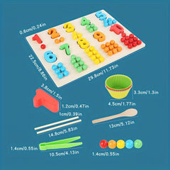 Wooden Math Enlightenment Toys for Fine Hand Movements