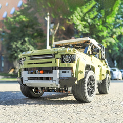 2573pcs Green Off road Racing Block Toy