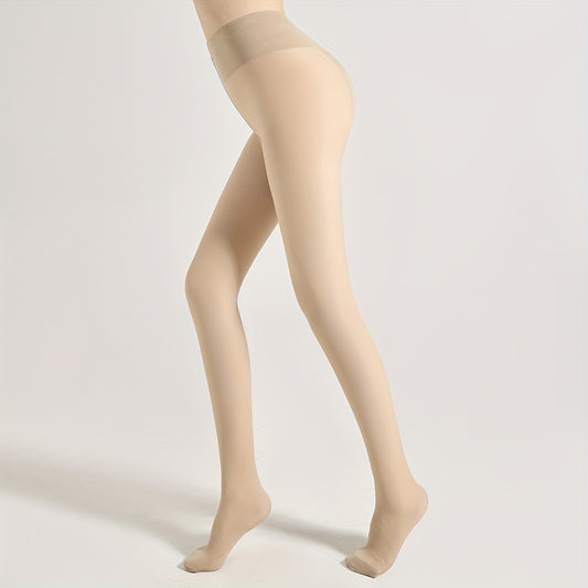 High Waist Slim Solid Pantyhose Women's Stockings