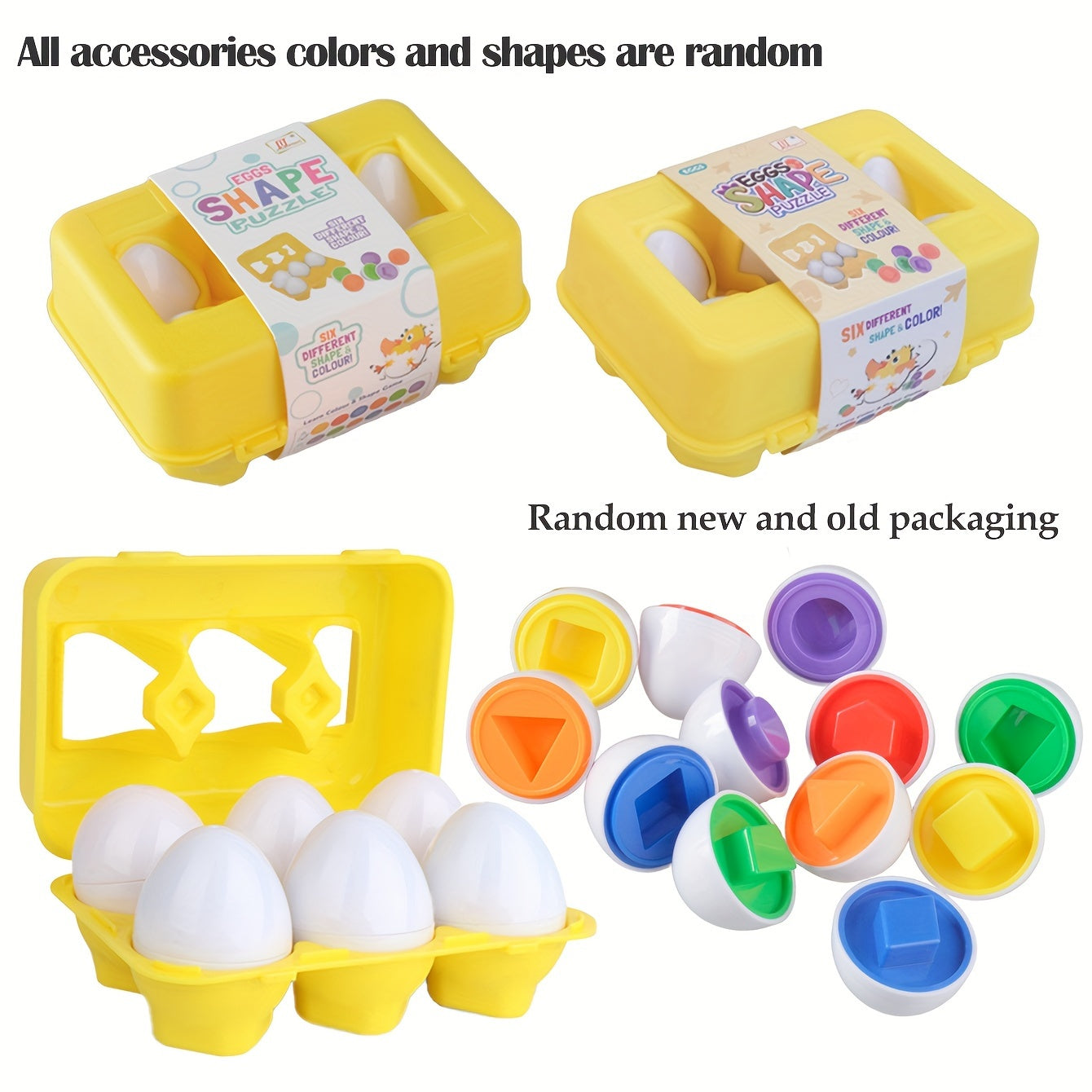 Dino Egg Puzzle Toy Shapes Colors Dino ID Ages 0-3 Easter Halloween