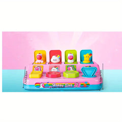 Interactive 3D Animal Puzzle Toy for Toddlers with Colorful Buttons