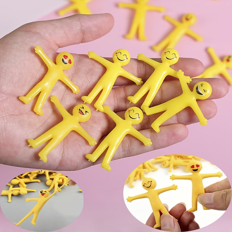 Stretchy Figures 12 Expressions Yellow Rest Toys