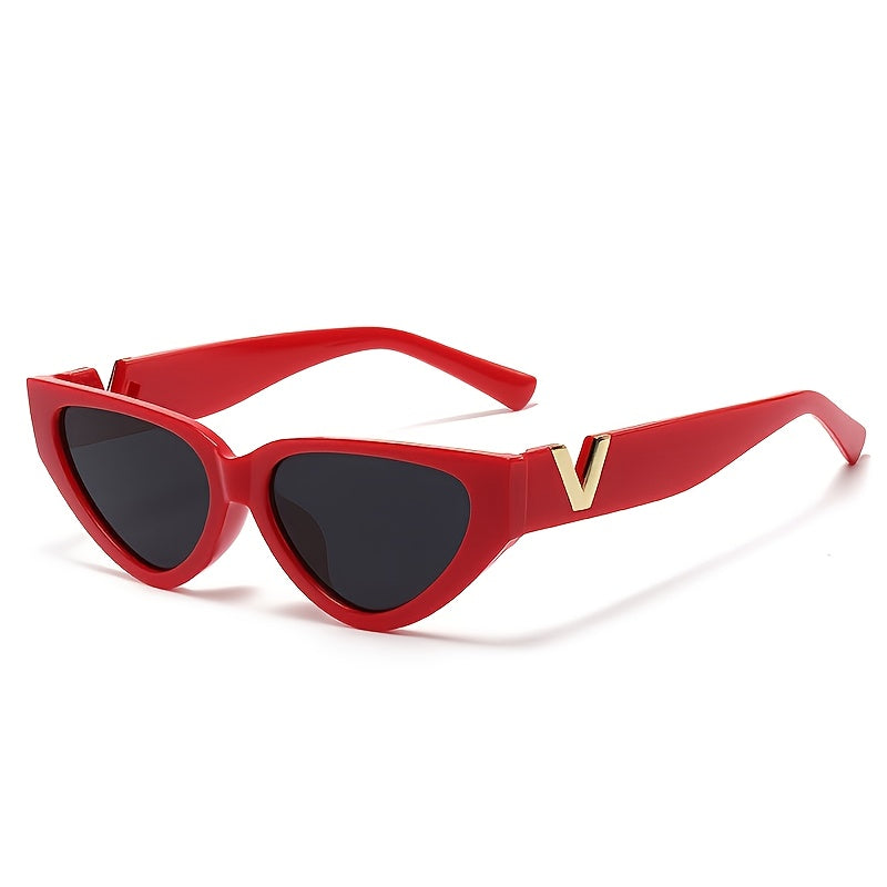 Cat Eye Small Frame Sunglasses for Women Sun Protection Lenses