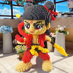 Giant Heavenly Palace Nezha Building Blocks Decoration