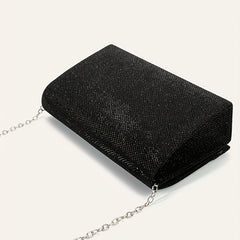 Glitter Evening Clutch w/ Detachable Chain